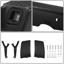 Load image into Gallery viewer, DNA Rear Step Bumper for Dodge Ram 1500 (2009-2011) RAM 1500 (2011-2019) With License Plate Lights - Black or Chrome - With Parking Sensor Holes / Chrome Alternate Image