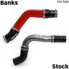 Load image into Gallery viewer, Banks Power Charge Pipe Kit for RAM 2500 / 3500 6.7L Cummins (2019-2022) Cold &amp; Hot Side Boost Tubes 26006 - Red Powder-Coated Alternate Image