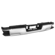 Load image into Gallery viewer, DNA Rear Step Bumper for Chevy Silverado &amp; GMC Sierra 2500 / 3500 (2015-2019) with License Plate Lights - Black or Chrome Alternate Image