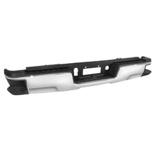 Load image into Gallery viewer, DNA Rear Step Bumper for Chevy Silverado &amp; GMC Sierra 2500 / 3500 (2015-2019) with License Plate Lights - Black or Chrome Alternate Image