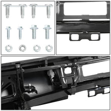 Load image into Gallery viewer, DNA Rear Step Bumper for Chevy Silverado &amp; GMC Sierra 2500 / 3500 (2015-2019) with License Plate Lights - Black or Chrome - Single Rear Wheel / With Hitch Bar &amp; Sensor Holes / Chrome Alternate Image