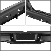Load image into Gallery viewer, DNA Rear Step Bumper for Toyota Tacoma (1995-2004) with License Plate Lamps - Chrome or Black - Matte Black Alternate Image