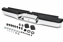 Load image into Gallery viewer, DNA Rear Step Bumper for Toyota Tacoma (1995-2004) with License Plate Lights - Black or Chrome - Chrome Alternate Image