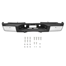 Load image into Gallery viewer, DNA Rear Step Bumper for Chevy Silverado &amp; GMC Sierra 2500 / 3500 (2007-2010) with License Plate Lights - Black or Chrome - With Sensor Holes / Chrome Alternate Image