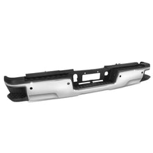 Load image into Gallery viewer, DNA Rear Step Bumper for Chevy Silverado &amp; GMC Sierra 2500 / 3500 (2015-2019) with License Plate Lights - Black or Chrome Alternate Image