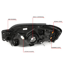 Load image into Gallery viewer, DNA Headlights Subaru Legacy GT (2000-2004) with Chrome or Black Housing and Clear or Smoke Lens Alternate Image
