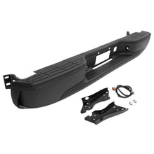Load image into Gallery viewer, DNA Rear Step Bumper for Chevy Silverado &amp; GMC Sierra 1500 (2007) 2500 (1999-2004) without Parking Sensor - Black or Chrome - Black Alternate Image