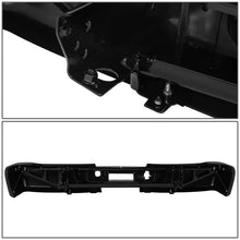 Load image into Gallery viewer, DNA Rear Step Bumper for Chevy Silverado &amp; GMC Sierra 2500 / 3500 (2011-2014) with License Plate Lights - Black or Chrome - With Sensor Holes / Chrome Alternate Image