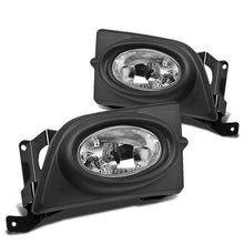 Load image into Gallery viewer, DNA Fog Lights for Honda Civic Sedan &amp; Coupe (2006-2008) with Switch and Wiring Harness - Amber / Clear / Smoke Lens - Sedan / Clear Alternate Image