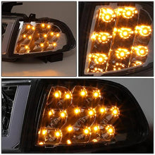 Load image into Gallery viewer, DNA Headlights Honda Civic Coupe / Hatchback (92-95) with LED DRL and Black or Chrome Housing Alternate Image