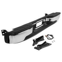 Load image into Gallery viewer, DNA Rear Step Bumper for Chevy Silverado &amp; GMC Sierra 1500 (2007) 2500 (1999-2004) without Parking Sensor - Black or Chrome - Chrome Alternate Image