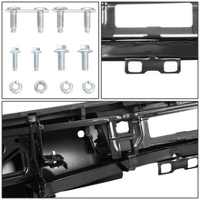 Load image into Gallery viewer, DNA Rear Step Bumper for Chevy Silverado &amp; GMC Sierra 2500 / 3500 (2015-2019) with License Plate Lights - Black or Chrome - Single Rear Wheel / With Hitch Bar &amp; Sensor Holes / Chrome Alternate Image