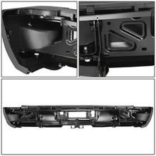 Load image into Gallery viewer, DNA Rear Step Bumper for Chevy Silverado &amp; GMC Sierra 2500 / 3500 (2015-2019) with License Plate Lights - Black or Chrome - Single Rear Wheel / With Hitch Bar &amp; Sensor Holes / Chrome Alternate Image