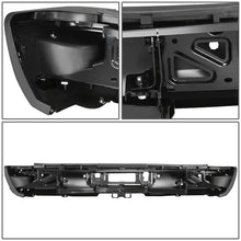 Load image into Gallery viewer, DNA Rear Step Bumper for Chevy Silverado &amp; GMC Sierra 2500 / 3500 (2015-2019) with License Plate Lights - Black or Chrome - Single Rear Wheel / With Hitch Bar &amp; Sensor Holes / Chrome Alternate Image