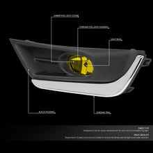 Load image into Gallery viewer, DNA Fog Lights for Honda CRV (2017-2018) with Switch and Wiring Harness - Amber / Clear / Smoke Lens - Chrome / Amber Alternate Image