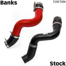 Load image into Gallery viewer, Banks Power Charge Pipe Kit for RAM 2500 / 3500 6.7L Cummins (2019-2022) Cold &amp; Hot Side Boost Tubes 26006 - Red Powder-Coated Alternate Image