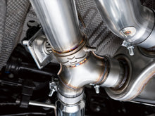 Load image into Gallery viewer, AWE Exhaust for Cadillac CT5-V Blackwing 6.2 Sedan (2022-2026) SwitchPath Catback with 4.5” Silver or Black Slash-Cut Tips - Chrome Silver Tips Alternate Image