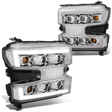 Load image into Gallery viewer, DNA Projector Headlights for Chevy Silverado 1500 (2019-2024) Black or Chrome Housing Alternate Image