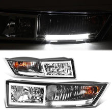 Load image into Gallery viewer, DNA Fog Lights for Cadillac Escalade ESV (07-14) Escalade EXT (09-13) with or without LED DRL Switch and Wiring Harness - Amber / Clear / Smoke Lens - with LED DRL / Clear Alternate Image