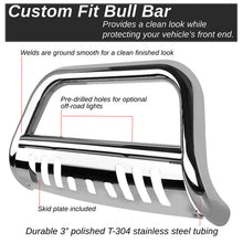 Load image into Gallery viewer, DNA 3" Bull Bar Ford F150 (1997-2004) F250 (1997-1999) Black or Chrome Alternate Image