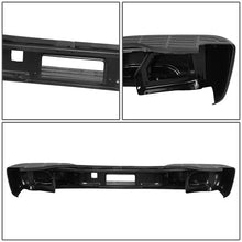 Load image into Gallery viewer, DNA Rear Step Bumper for Chevy Suburban &amp; Tahoe (2000-2006) With License Plate Lights - Black or Chrome Alternate Image