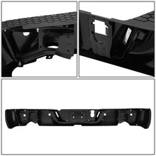 Load image into Gallery viewer, DNA Rear Step Bumper for Dodge Ram 1500 (2009-2011) RAM 1500 (2011-2019) With License Plate Lights - Black or Chrome - With Parking Sensor Holes / Chrome Alternate Image