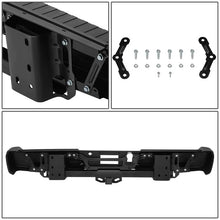 Load image into Gallery viewer, DNA Rear Step Bumper for Ford F150 (2015-2020) with or without Sensor Holes - Black or Chrome - With Parking Sensor Holes / Chrome Alternate Image