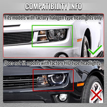 Load image into Gallery viewer, Spec-D Headlights Chevy Camaro (2010-2013) OE Style with Chrome or Black Housing Alternate Image