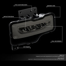 Load image into Gallery viewer, DNA Fog Light for GMC Sierra 1500 (2016-2019) Full LED with Wiring Harness Switch - Clear or Smoke Lens FL-ZTL-372 Alternate Image