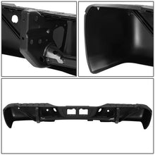 Load image into Gallery viewer, DNA Rear Step Bumper for Toyota Tundra (2007-2013) with or without Parking Sensor Holes - Chrome or Black - without Sensor Hole / Matte Black Alternate Image