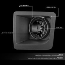 Load image into Gallery viewer, DNA Fog Lights for GMC Sierra 1500 (2014-2015) with Clear or Smoke Lens FL-ZTL-380 Alternate Image