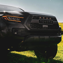 Load image into Gallery viewer, Oracle  Pre-Runner LED Grille Lights for Toyota Tacoma SR5 or TRD Pro (2016–2023) Tinted Amber Alternate Image