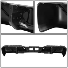 Load image into Gallery viewer, DNA Rear Step Bumper for Toyota Tundra (2007-2013) with or without Parking Sensor Holes - Chrome or Black - without Sensor Hole / Matte Black Alternate Image