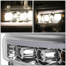 Load image into Gallery viewer, DNA Projector Headlights for Chevy Silverado 1500 (2019-2024) Black or Chrome Housing Alternate Image