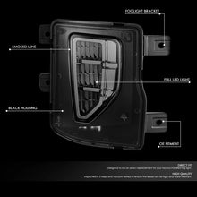 Load image into Gallery viewer, DNA Fog Lights for Chevy Silverado 1500 (2016-2019) LED Projector with Switch and Wiring Harness - Clear or Smoke Lens - Clear Alternate Image