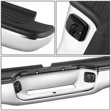 Load image into Gallery viewer, DNA Rear Step Bumper for Toyota Tacoma (1995-2004) with License Plate Lamps - Chrome or Black - Matte Black Alternate Image