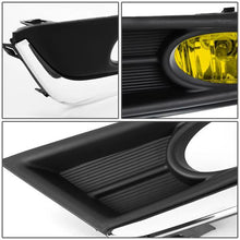 Load image into Gallery viewer, DNA Fog Lights for Honda CRV (2017-2018) with Switch and Wiring Harness - Amber / Clear / Smoke Lens - Chrome / Amber Alternate Image