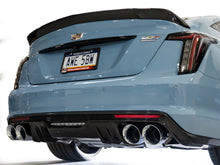 Load image into Gallery viewer, AWE Exhaust for Cadillac CT5-V Blackwing 6.2 Sedan (2022-2026) SwitchPath Catback with 4.5” Silver or Black Slash-Cut Tips - Chrome Silver Tips Alternate Image
