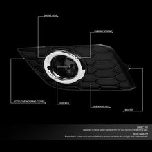 Load image into Gallery viewer, DNA Fog Lights for Nissan Sentra (2016-2019) with Switch and Wiring Harness - Clear or Smoke Lens Alternate Image