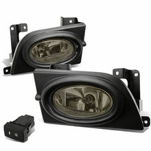 Load image into Gallery viewer, DNA Fog Lights for Honda Civic Sedan &amp; Coupe (2006-2008) with Switch and Wiring Harness - Amber / Clear / Smoke Lens - Sedan / Smoke Alternate Image