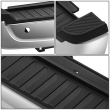 Load image into Gallery viewer, DNA Rear Step Bumper for Ford F150 (2015-2020) with or without Sensor Holes - Black or Chrome - With Parking Sensor Holes / Chrome Alternate Image