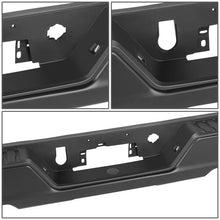 Load image into Gallery viewer, DNA Rear Step Bumper for Chevy Silverado &amp; GMC Sierra 1500 (2019-2023) with License Plate Lights - Black or Chrome Alternate Image
