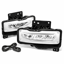 Load image into Gallery viewer, DNA Fog Light for GMC Sierra 1500 (2016-2019) Full LED with Wiring Harness Switch - Clear or Smoke Lens FL-ZTL-372 Alternate Image