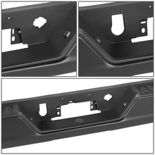 Load image into Gallery viewer, DNA Rear Step Bumper for Chevy Silverado &amp; GMC Sierra 1500 (2019-2023) with License Plate Lights - Black or Chrome Alternate Image