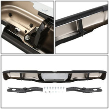 Load image into Gallery viewer, DNA Rear Step Bumper for Toyota Tacoma (1995-2004) with License Plate Lamps - Chrome or Black - Matte Black Alternate Image