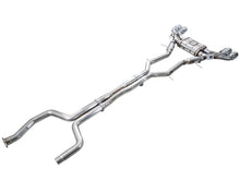 Load image into Gallery viewer, AWE Exhaust for Cadillac CT5-V Blackwing 6.2 Sedan (2022-2026) SwitchPath Catback with 4.5” Silver or Black Slash-Cut Tips - Chrome Silver Tips Alternate Image