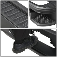 Load image into Gallery viewer, DNA Rear Step Bumper for Chevy Silverado &amp; GMC Sierra 1500 (2019-2023) with License Plate Lights - Black or Chrome - With Parking Sensor Holes / with Exhaust Cutouts / Chrome Alternate Image