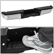 Load image into Gallery viewer, DNA Rear Step Bumper for Ford F250 F350 F450 Super Duty (2008-2016) with or without Sensor Holes - Black or Chrome Alternate Image