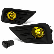 Load image into Gallery viewer, DNA Fog Lights for Nissan Altima Sedan (2016-2018) with Switch and Wiring Harness - Amber / Clear / Smoke Lens - Black / Amber Alternate Image