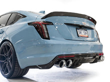 Load image into Gallery viewer, AWE Exhaust for Cadillac CT5-V Blackwing 6.2 Sedan (2022-2026) SwitchPath Catback with 4.5” Silver or Black Slash-Cut Tips - Chrome Silver Tips Alternate Image